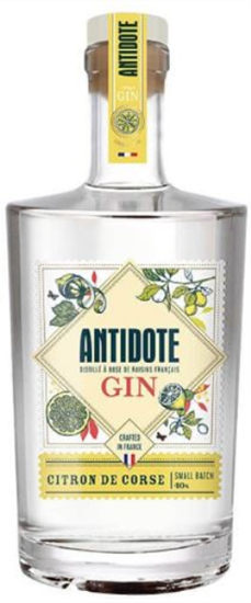 Image sur Antidote Gin Citron de Corse 40° 0.7L